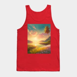 the lagoon Tank Top